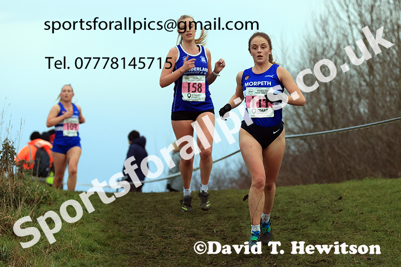 Senior womens 2024 NECAA Cross Country Champs., Temple Park, South Shields. Photo: David T. Hewitson/Sports for All Pics